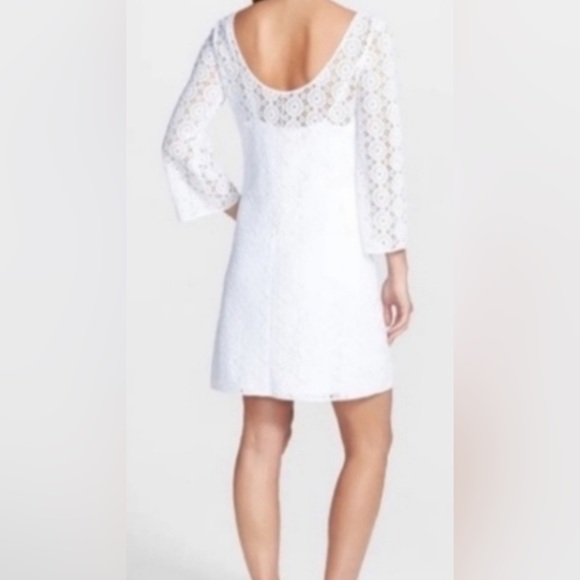 Lilly Pulitzer Topanga Resort White Breakers Lace Dress HTF NWT XL - Picture 3 of 14